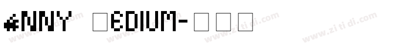 Anny Medium字体转换